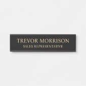 Plaque de nom personnalisée professionnelle pour p (Devant)