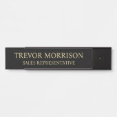 Plaque de nom personnalisée professionnelle pour p (Devant)