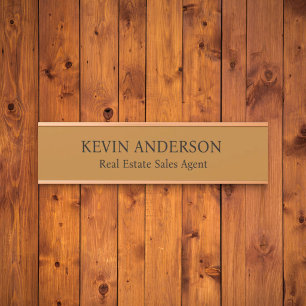 Plaque de nom personnalisée professionnelle pour p