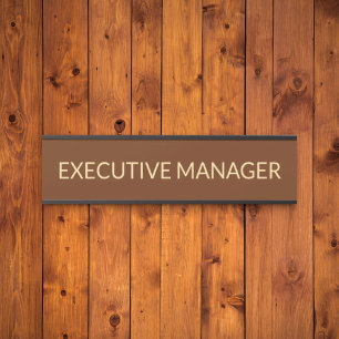 Plaque de nom personnalisée professionnelle pour p