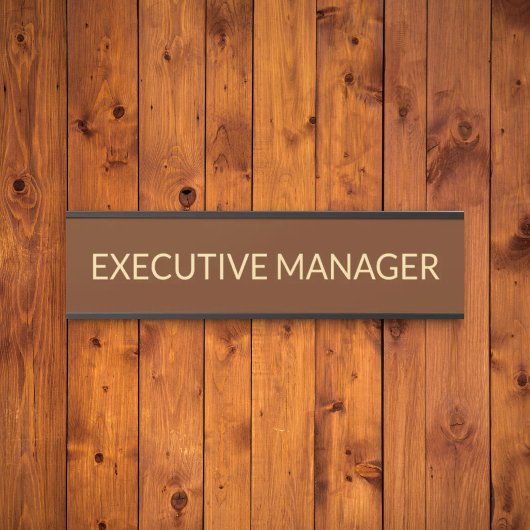 Plaque de nom personnalisée professionnelle pour p