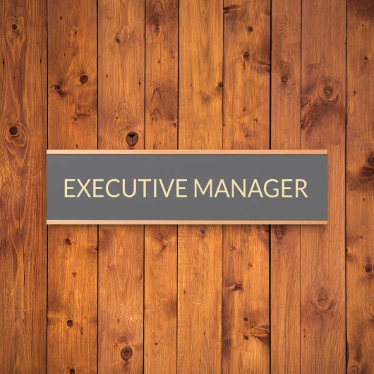 Plaque de nom personnalisée professionnelle pour p
