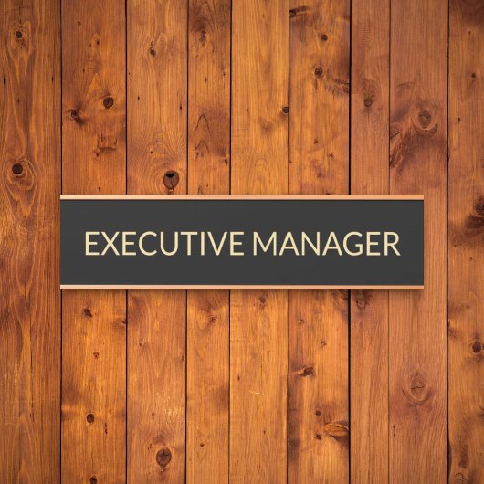 Plaque de nom personnalisée professionnelle pour p
