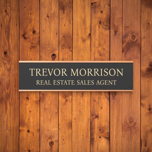 Plaque de nom personnalisée professionnelle pour p