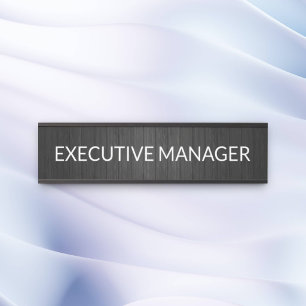 Plaque de nom personnalisée professionnelle pour p