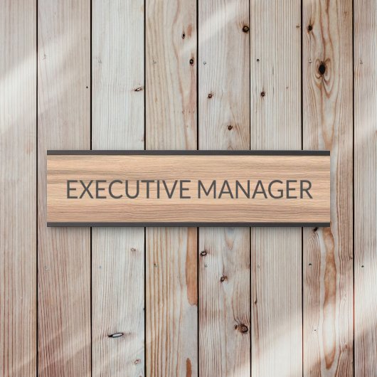 Plaque de nom personnalisée professionnelle pour p