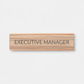 Plaque de nom personnalisée professionnelle pour p (Devant)