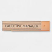 Plaque de nom personnalisée professionnelle pour p (Devant)
