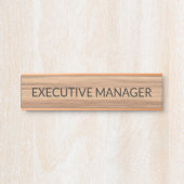 Plaque de nom personnalisée professionnelle pour p (Devant)