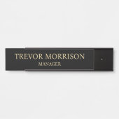 Plaque de nom personnalisée professionnelle pour p (Devant)