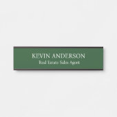 Plaque de nom personnalisée professionnelle pour p (Devant)