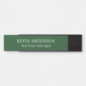 Plaque de nom personnalisée professionnelle pour p (Devant)