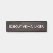 Plaque de nom personnalisée professionnelle pour p (Devant)