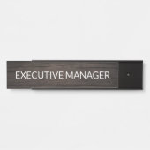 Plaque de nom personnalisée professionnelle pour p (Devant)