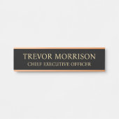 Plaque de nom personnalisée professionnelle pour p (Devant)