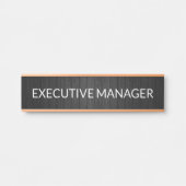 Plaque de nom personnalisée professionnelle pour p (Devant)