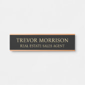 Plaque de nom personnalisée professionnelle pour p (Devant)