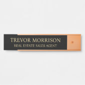 Plaque de nom personnalisée professionnelle pour p (Devant)