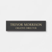 Plaque de nom personnalisée professionnelle pour p (Devant)