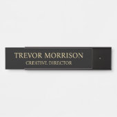Plaque de nom personnalisée professionnelle pour p (Devant)