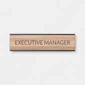 Plaque de nom personnalisée professionnelle pour p (Devant)
