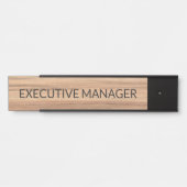 Plaque de nom personnalisée professionnelle pour p (Devant)