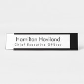 Plaque de nom pour bureau ou mur HAMbyWG (Devant)