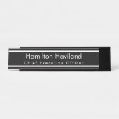 Plaque de nom pour bureau ou mur HAMbyWG (Devant)