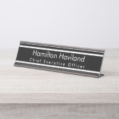 Plaque de nom pour bureau ou mur HAMbyWG (Devant)