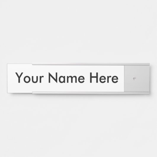 Plaque de nom pour le travail (Devant)