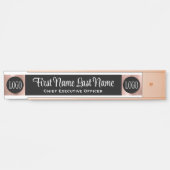 Plaque de nom pour porte de bureau Logo Office (Devant)