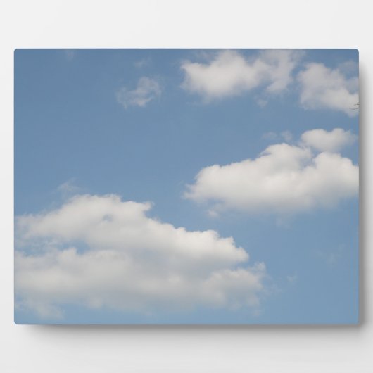 Plaque de nuages de cumulus de fluffage (Devant)
