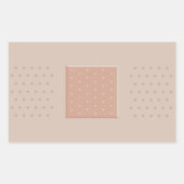 Plaque de pansement Médicale - Sticker Rectangle (Devant)