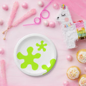 plaque de papier blanc fin et fin, assiettes (Fête)