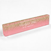 Plaque de parties scintillant rose