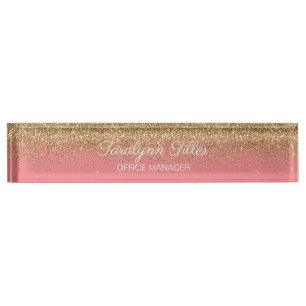 Plaque de parties scintillant rose