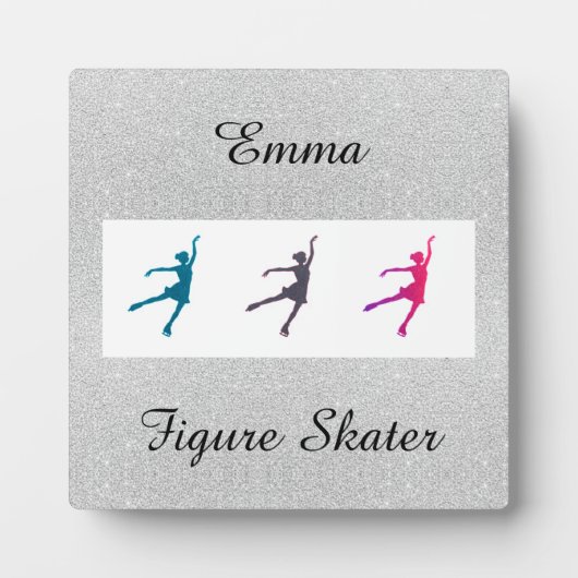 Plaque de patinage artistique pour fille avec Ease (Devant)