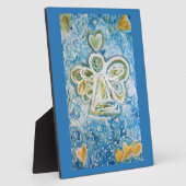 Plaque de peinture artistique Ange Bleu Doré Cadea (Côté)