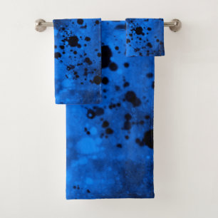 Plaque de peinture bleue rétro