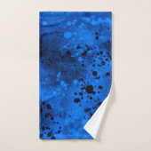 Plaque de peinture bleue rétro (Serviette à main)