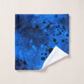 Plaque de peinture bleue rétro (Gant de toilette)