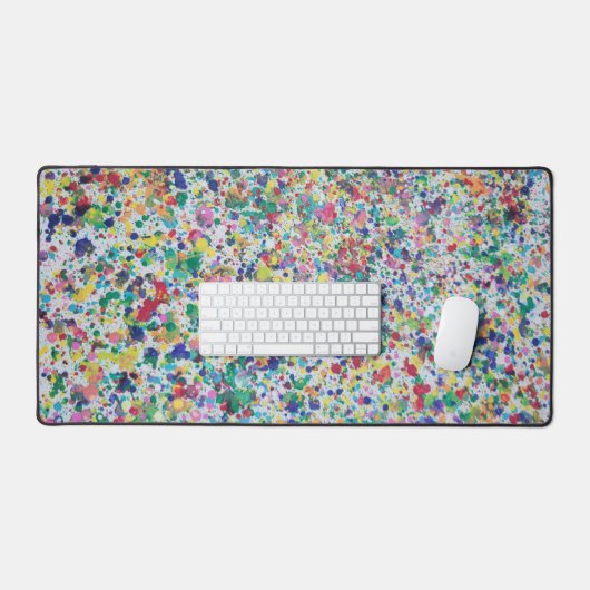 Plaque de peinture multicolore (Clavier et souris)