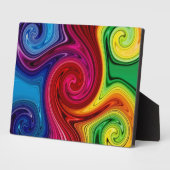 Plaque de photo Spectrum Swirl (Côté)