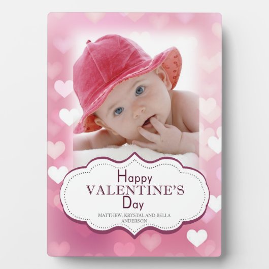 Plaque de photos de l'Arrière - plan des Coeurs Va (Devant)