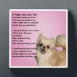 Plaque de poème maman - Chihuahua Design<br><div class="desc">Un grand cadeau pour une maman qui aime les chihuahuas</div>