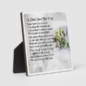 Plaque de poème papa - Design Mariage (Recto)