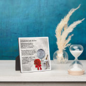 Plaque de poème pour mari pour 25e anniversaire de (Insitu)