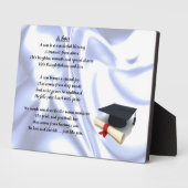 Plaque de poème Son Graduation (Côté)