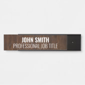 Plaque de porte de bureau moderne pour professionn (Devant)