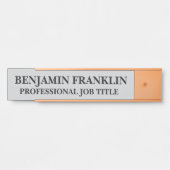 Plaque de porte de bureau moderne professionnelle (Devant)